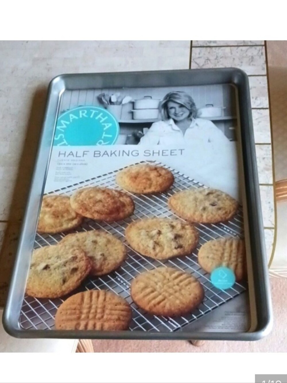 Baking sheet Pan,,Martha Stewart,, from macys ,aluminum Constuction, New - Picture 1 of 8